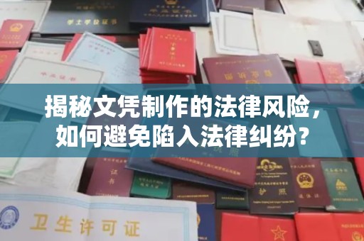 扶余揭秘文凭制作的法律风险，如何避免陷入法律纠纷？